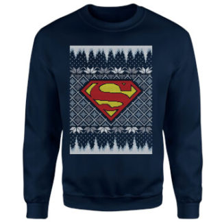 supersanta DC FETE Adultes & Enfants Neuf Superman Christmas Jumper 